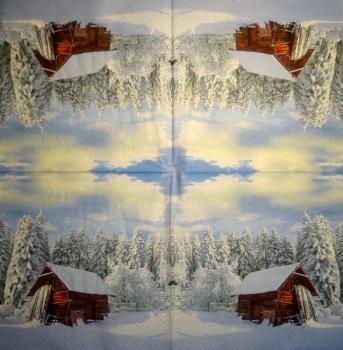 249 Winterlandschaft - 3-lagig